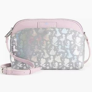 NWT! Disney Princes Holographic Crossbody Bag Purse